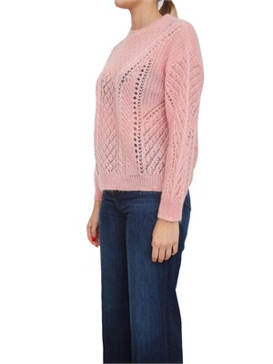 Maglia Twinset in misto mohair rosa in DONNA