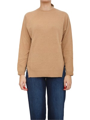 Maglia Twinset in misto lana cammello in DONNA