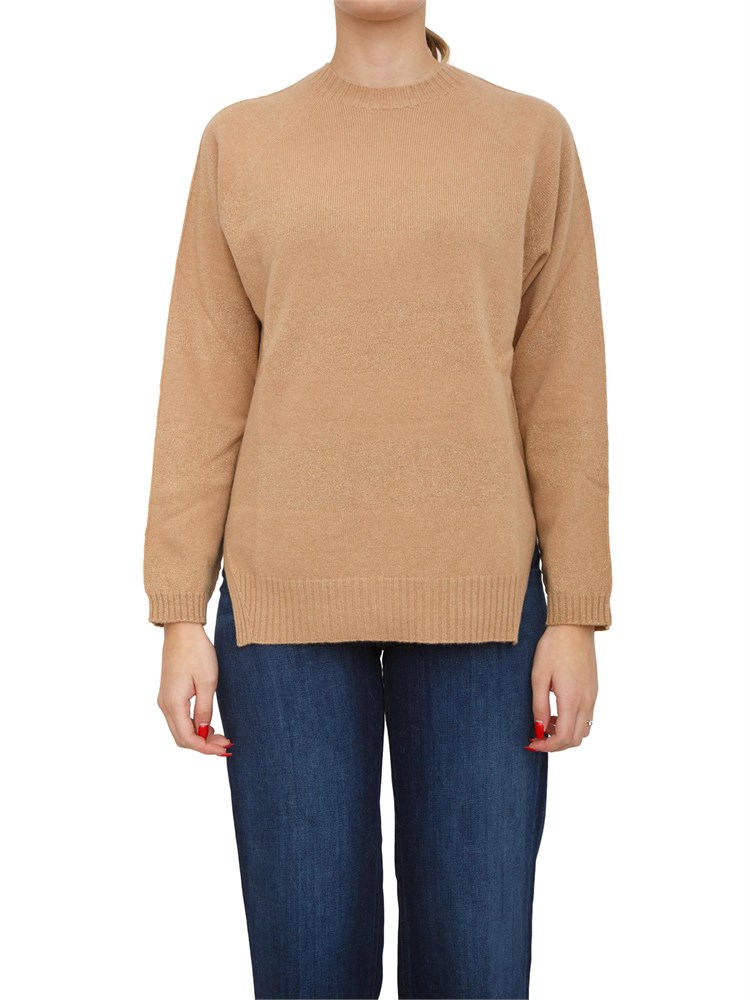 Maglia Twinset in misto lana cammello