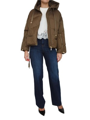 Jeans Twinset in denim di cotone blu in DONNA