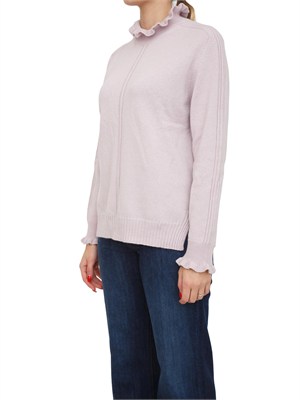 Maglia Twinset in misto lana lilla in DONNA
