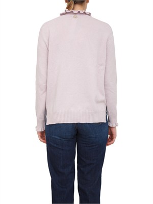 Maglia Twinset in misto lana lilla in DONNA