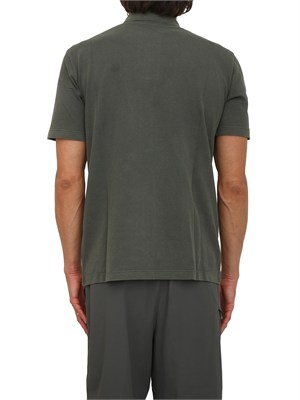 Polo Armani Exchange uomo in cotone verde in UOMO
