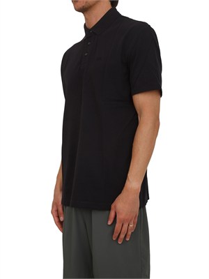 Polo Armani Exchange uomo in cotone blu in UOMO