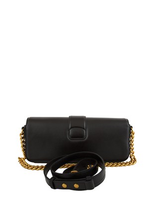 Borsa a tracolla Twinset ‘Amie’ in pelle nero in DONNA
