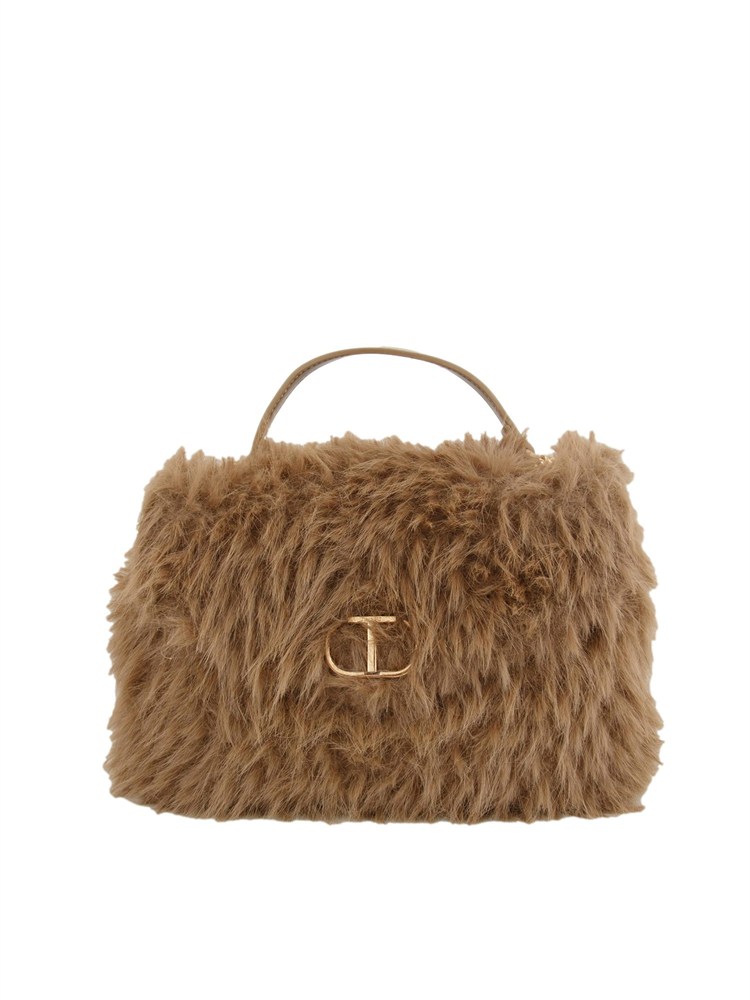 Borsa a tracolla Twinset  'Dreamy' in faux fur