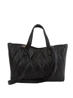 Borsa shopper Twinset trapuntata nero in DONNA