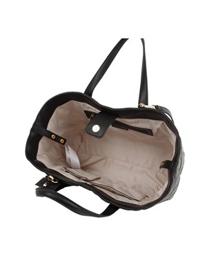 Borsa shopper Twinset trapuntata nero in DONNA