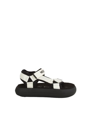 Super sandal Moon Boot bianco in DONNA