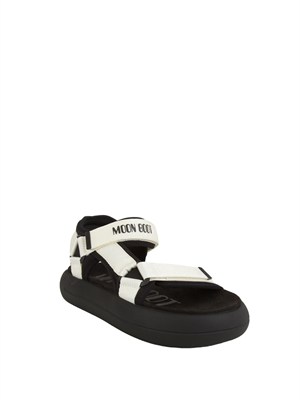 Super sandal Moon Boot bianco in DONNA