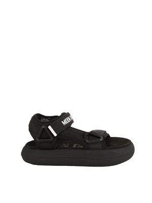 Super sandal Moon Boot nero in DONNA