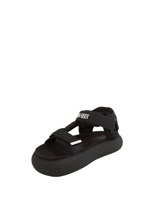 Super sandal Moon Boot nero in DONNA