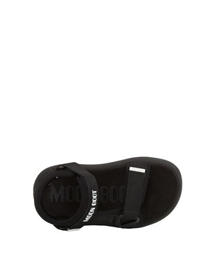 Super sandal Moon Boot nero in DONNA