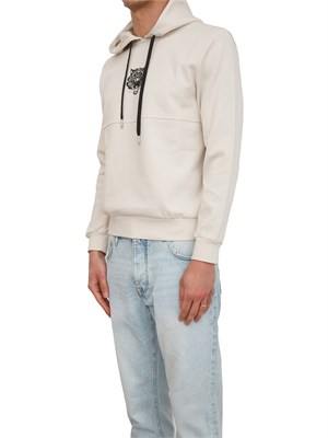 Felpa cappuccio Antony Morato in cotone interlock beige in UOMO