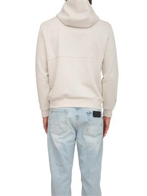 Felpa cappuccio Antony Morato in cotone interlock beige in UOMO