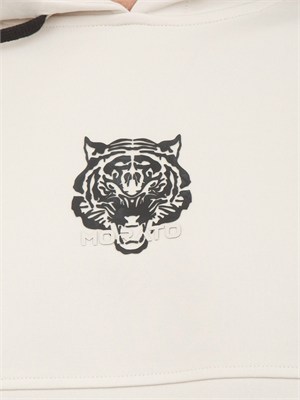 Felpa cappuccio Antony Morato in cotone interlock beige in UOMO