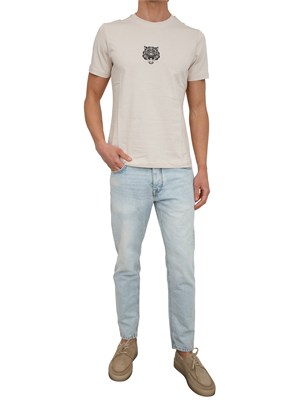 T-shirt Antony Morato in cotone beige in UOMO