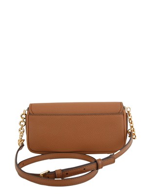 Borsa a tracolla Michael Kors Nolita piccola in pelle martellata cuoio in DONNA