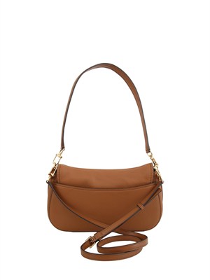 Borsa a spalla  Michael Kors convertibile Nolita media in pelle martellata cuoio in DONNA