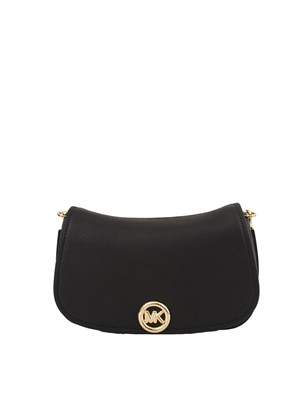 Borsa a spalla  Michael Kors convertibile Nolita media in pelle martellata nero in DONNA