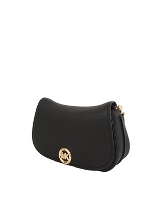 Borsa a spalla  Michael Kors convertibile Nolita media in pelle martellata nero in DONNA