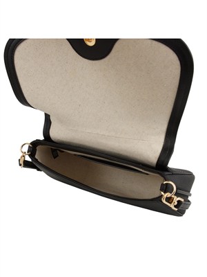 Borsa a spalla  Michael Kors convertibile Nolita media in pelle martellata nero in DONNA