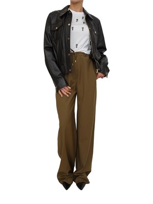 T-shirt Pontile Max Mara in cotone bianco cristalli in DONNA