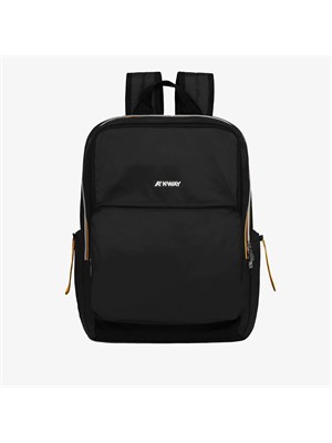 Zaino Unisex Nero K-way GIZY con Scomparto per Laptop Imbottito in UOMO