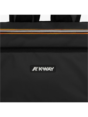 Zaino Unisex Nero K-way GIZY con Scomparto per Laptop Imbottito in UOMO