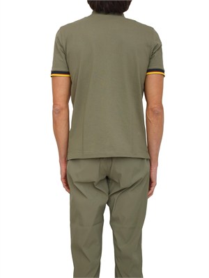 Polo uomo Vincent K-WAY in piquÉ di cotone verde in UOMO