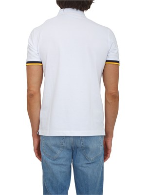 Polo uomo Vincent K-WAY in cotone bianco in UOMO