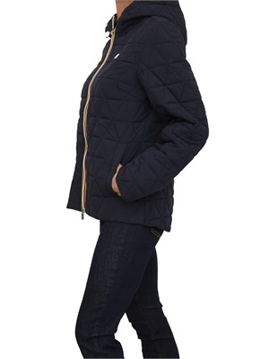 Giubbino Madlaine K-WAY donna in tessuto blu in DONNA