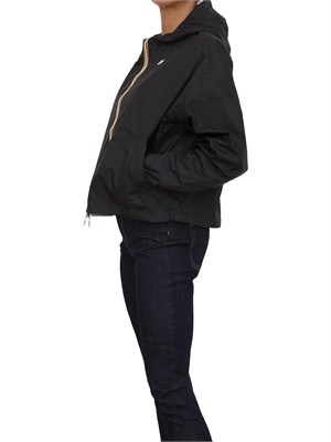 Giubbino reversibile Laurette K-WAY donna in tessuto nero in DONNA