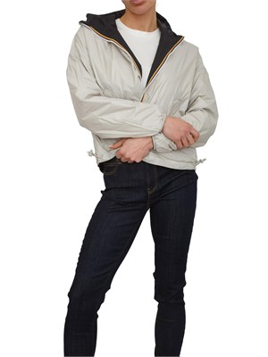 Giubbino reversibile Laurette K-WAY donna in tessuto nero in DONNA