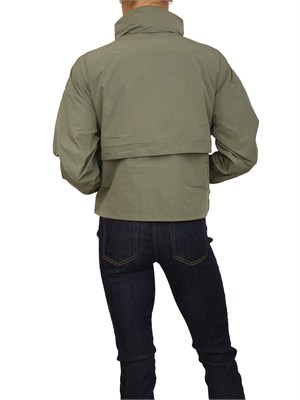 Giubbino Aubette K-WAY donna in tessuto verde in DONNA