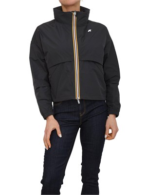 Giubbino Aubette K-WAY donna in tessuto nero in DONNA