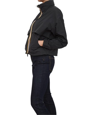 Giubbino Aubette K-WAY donna in tessuto nero in DONNA