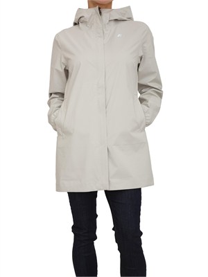 Giubbino Sophie K-WAY donna in tessuto tecnico beige in DONNA
