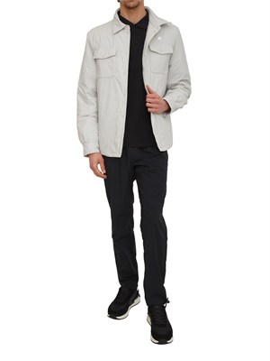 Giubbino uomo Umbert K-WAY in Primaloft e tessuto tecnico beige ghiaccio in UOMO