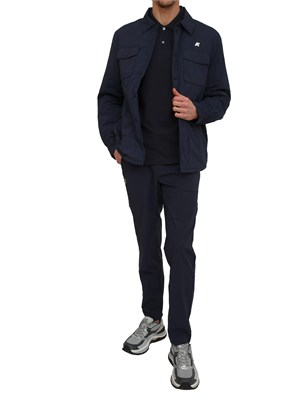 Giubbino uomo Umbert K-WAY in Primaloft e tessuto tecnico beige ghiaccio in UOMO