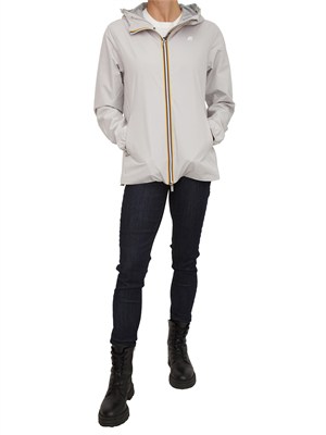 Giubbino Marguerite K-WAY donna in tessuto tecnico beige in DONNA