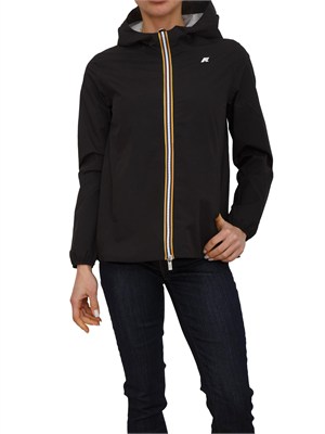 Giubbino Marguerite K-WAY donna in tessuto tecnico nero in DONNA