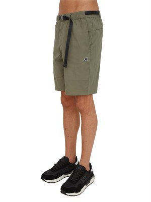 Bermuda Bourrier K-WAY in tessuto tecnico verde in UOMO