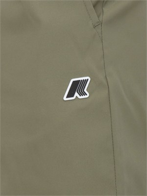 Bermuda Bourrier K-WAY in tessuto tecnico verde in UOMO