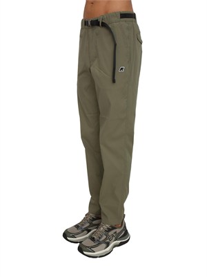 Pantaloni uomo Douvres K-WAY in tessuto tecnico verde in UOMO