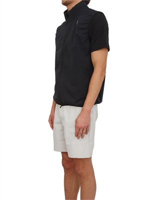 Gilet unisex Flaner K-WAY in felpa tecnica nera in UOMO