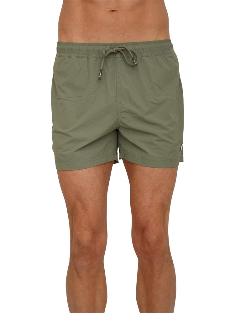 Costume da bagno boxer Hazel K-WAY in tessuto verde