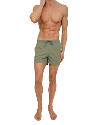 Costume da bagno boxer Hazel K-WAY in tessuto verde in UOMO
