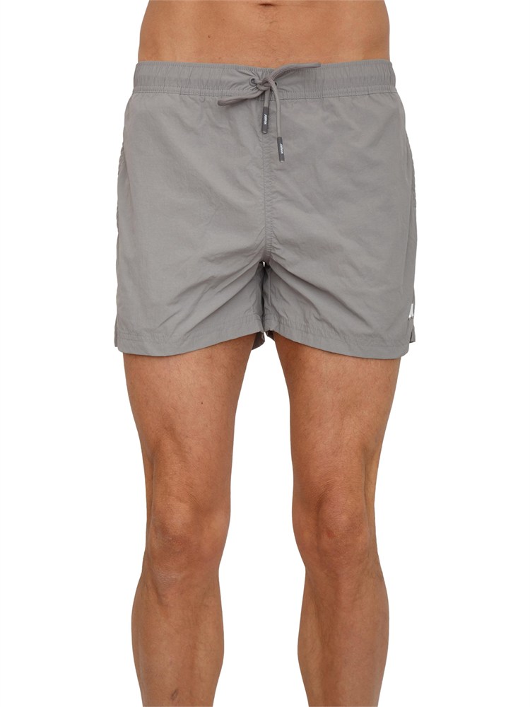 Costume da bagno boxer Hazel K-WAY in tessuto grigio