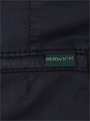 Pantaloni uomo Berwich in cotone e tencel blu in UOMO